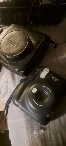 ($45)! Fujifilm Instax Mini 11 (Black/Charcoal Gray) + Leather Case