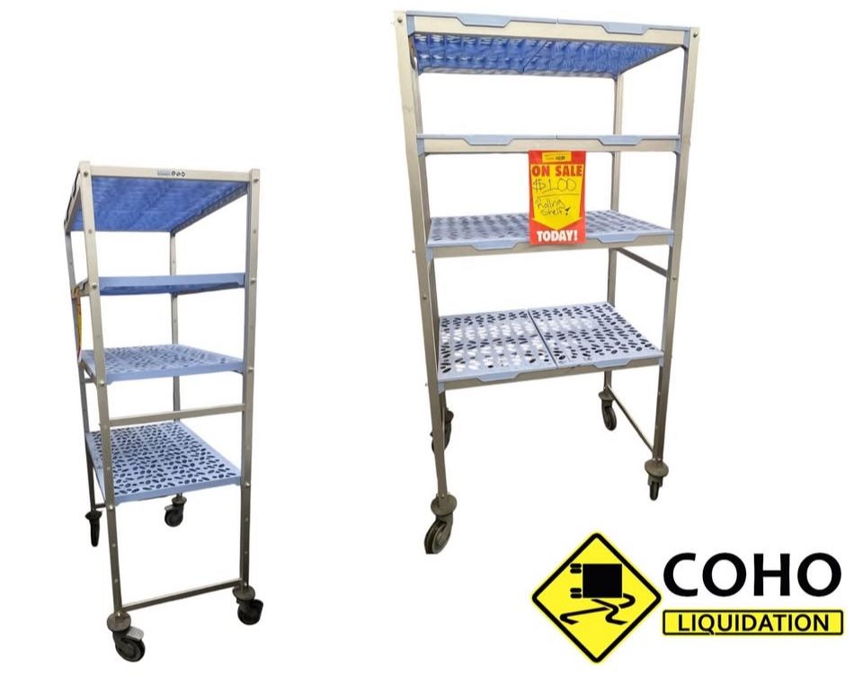 Rolling Shelf With Removable Shelves