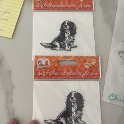 Small Iron On King Charles Spaniel Patch