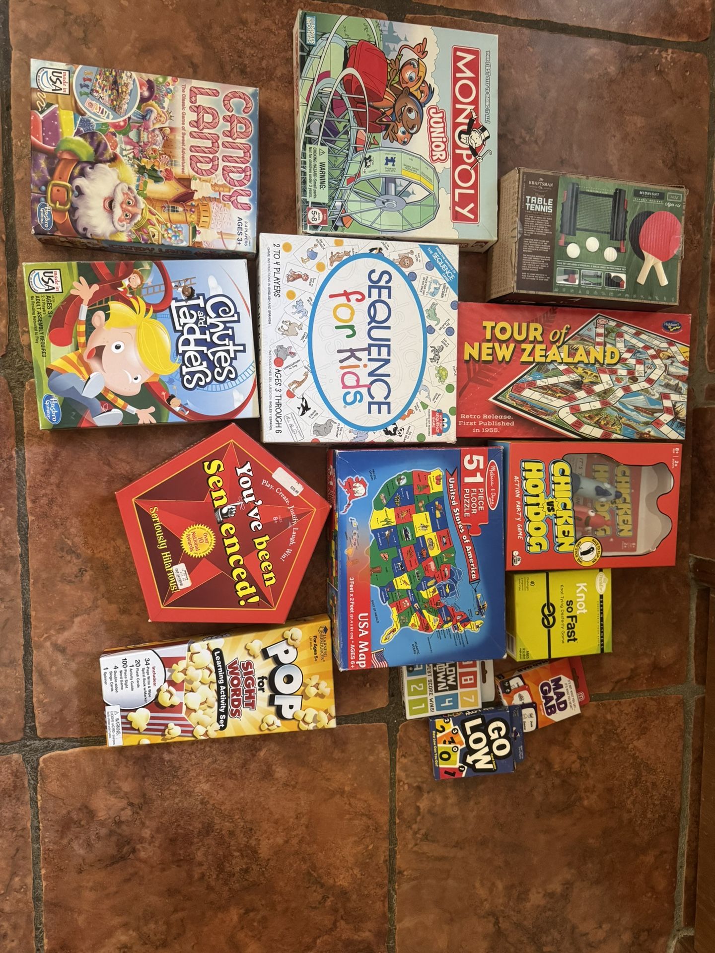 LOT Of Board Games Monopoly Candyland Chutes Etc