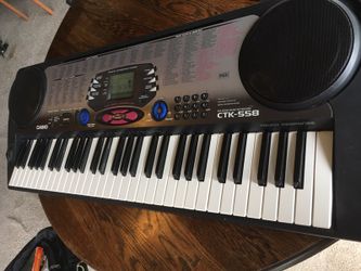 Casio keyboard with stand