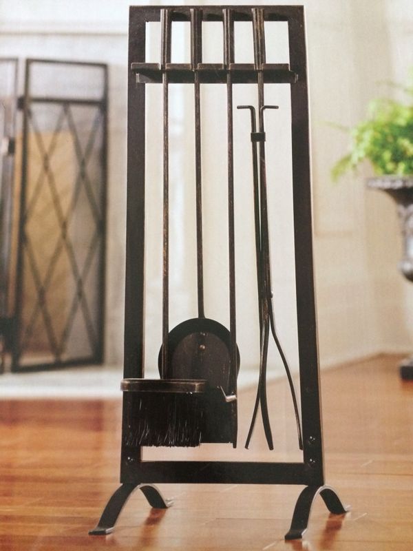 New Kempston Park 5 Piece Fireplace Tool Set For Sale In Shoreline