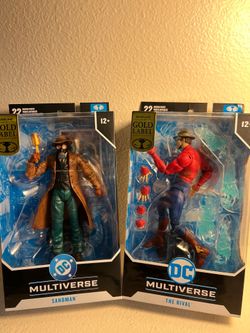 McFarlane DC Multiverse Gold Label Lot Sandman Wesley Dodds & The Rival NIB