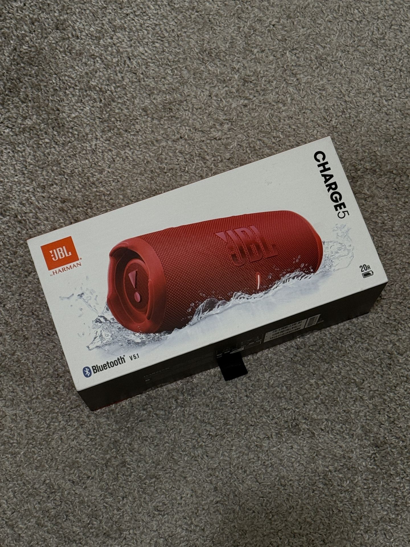 JBL Charge 5 Bluetooth Speaker (NEW/Factory Sealed!)