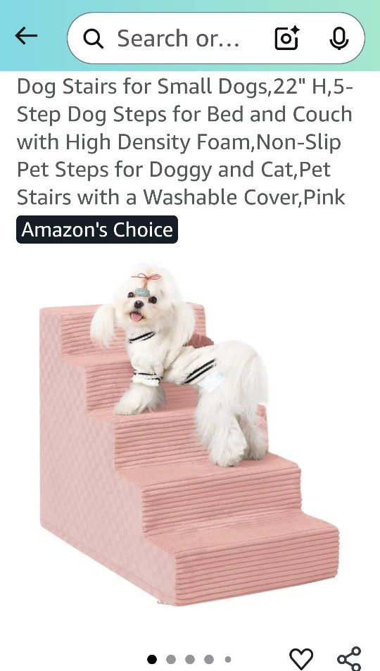 DOG OR CAT STAIRS Brand New Never Used Corduroy