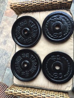 Fitness iron plates
