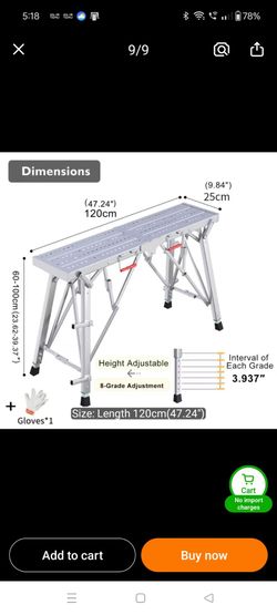 New folding portable scaffolding/ ladder/ platform