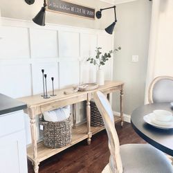 Natural Wood End table