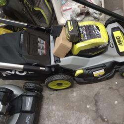 Lawn Mower Self Propelled Battery & Charger 