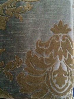 New Curtains Lined Silk-like Velvet Embossed