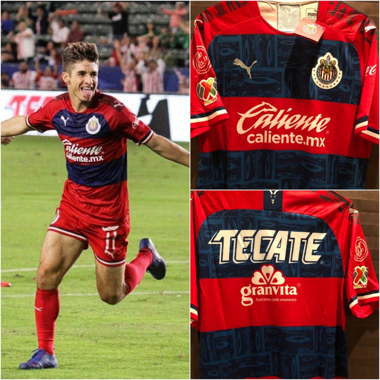 Mens Liga Mx Club Guadalajara 19/20 Jersey