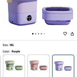 Mini washing machine, spin dryer