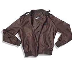 Vintage Members Only Jacket - Brown. Small/Medium. 38. Eurocraft.