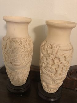 Ornate vases