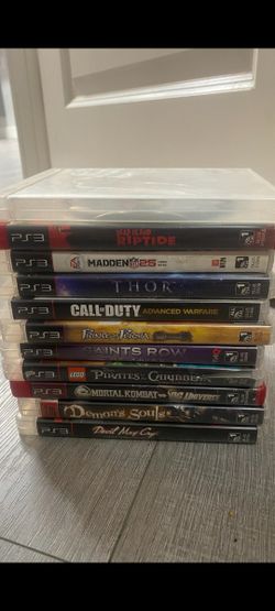 PS3 GAMES with cases! - 1 for all ,and all for 1 -not selling individually.
