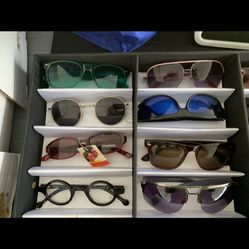 Designer Sun Glasses & Reading  Glasses In Case Lot