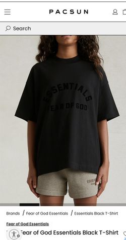 2024 Black Essentials Black Tee