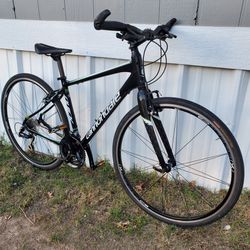 Mens Cannondale Hybrid Bike Carbon Forks MED 