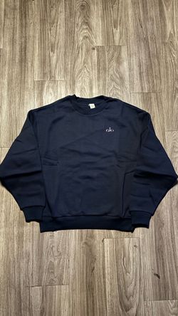 XS Navy Accolade Crew Neck Pullover