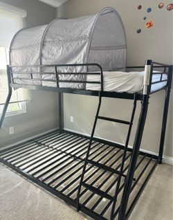For Sale: Twin Over Full Bunk Bed with Mattress