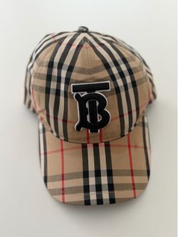 Burberry TB Logo Monogram Cap Beige