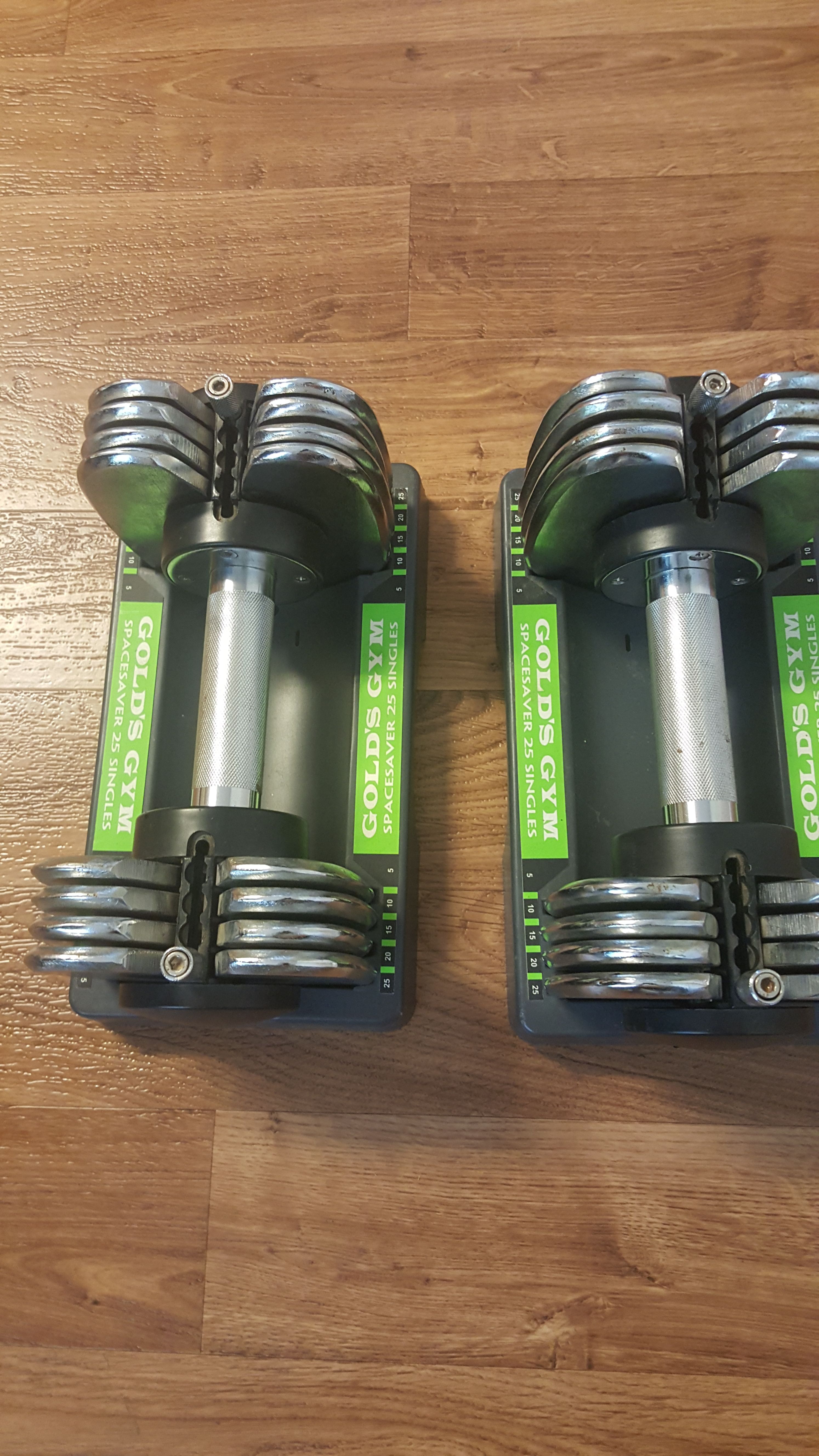 Gold's gym Spacesaver 25 Singles