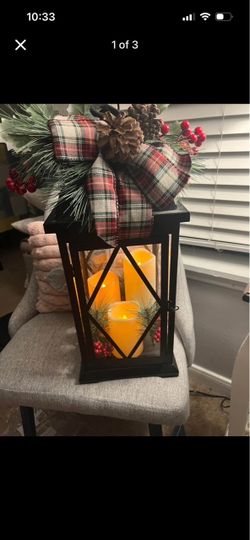 Christmas battery powered lantern