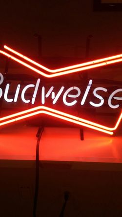 Budweiser sign