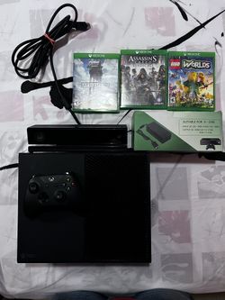 Microsoft Xbox One Kinect Bundle - 500GB Black Console Plus Extras