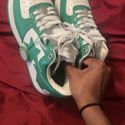 A Bathing Ape Bape Sta Low Green