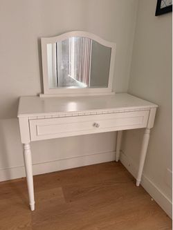 White vanity