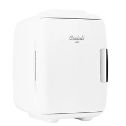 LIKE NEW "Cooluli" 4L mini fridge cooler/warmer $25 FIRM