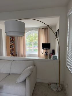 Crate and Barrel floor lamp