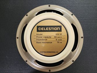 Celestion G12M Creamback 8ohm 65w (G12M-65) Amp Speaker - UK Made