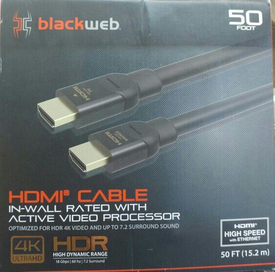 Blackweb 50ft HDMI Cable
