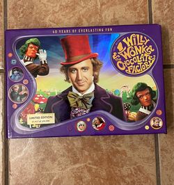New Willy Wonka & the Chocolate Factory 40th Anniversary Blu-Ray DVD Box Set