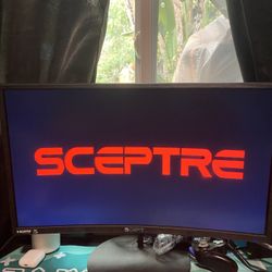 Sceptre curved Monitor (with Bulbasaur Mat)