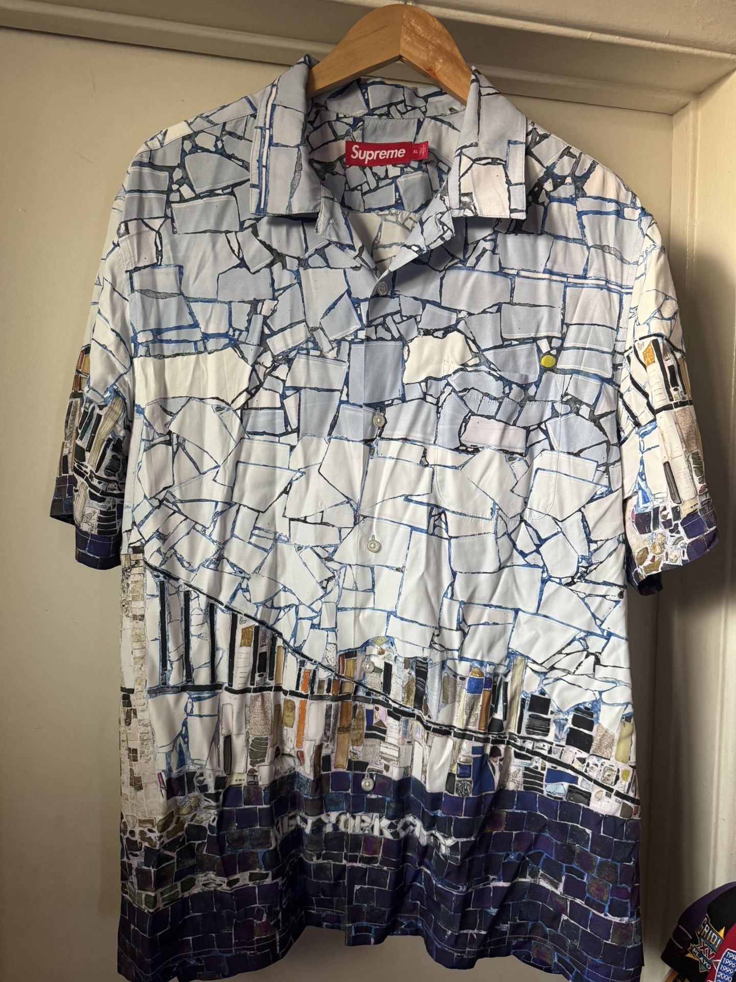 Supreme Mosaic Button Up Shirt