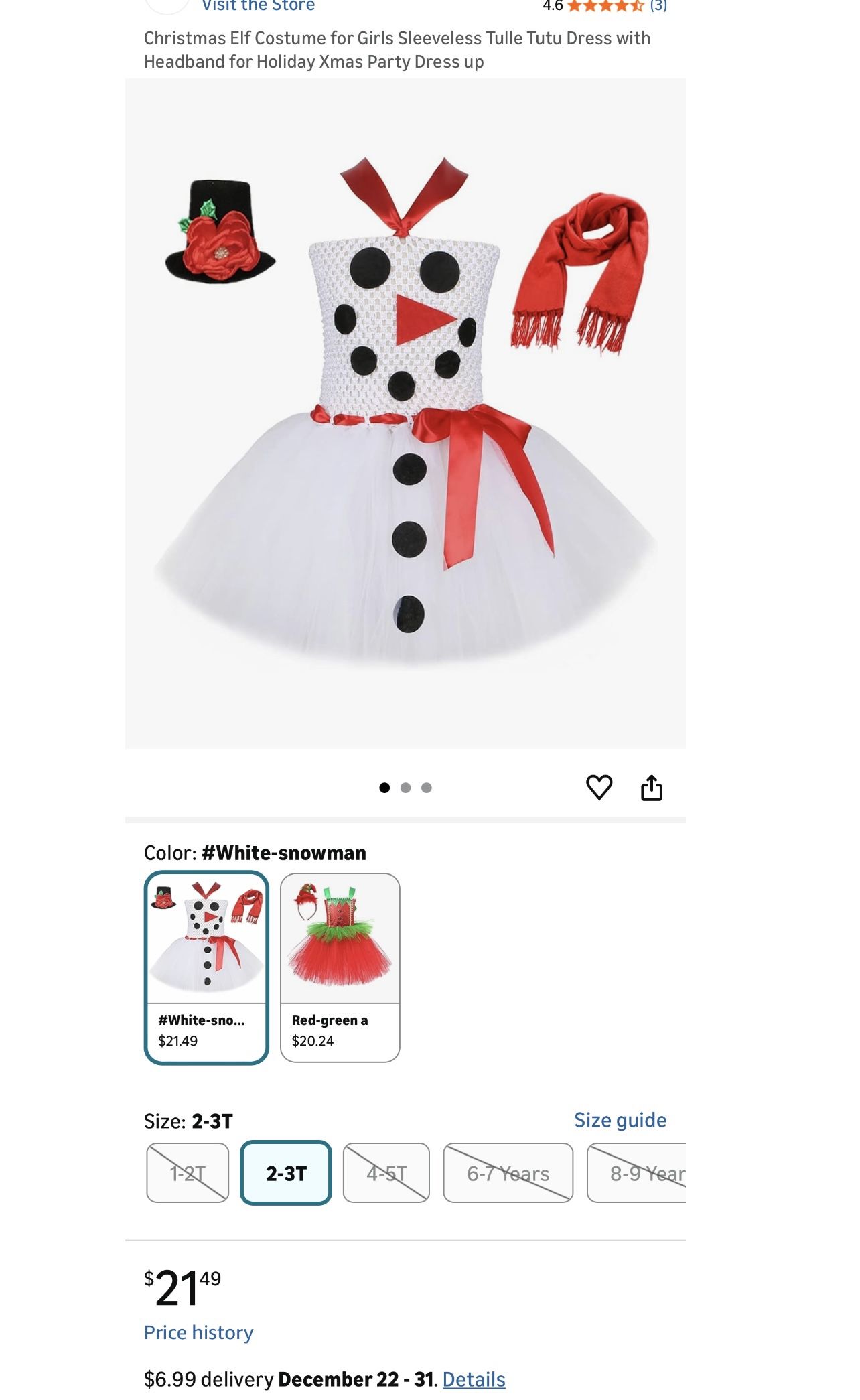Christmas Girl Dress