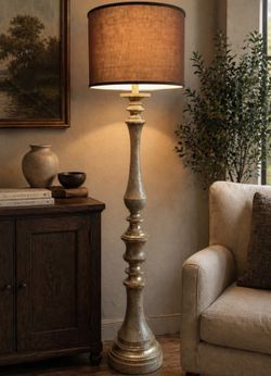 Heavy Farmhouse/Traditional Floor Lamp