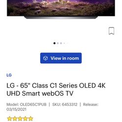 Lg Oled 65” C1