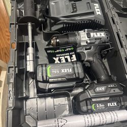 Flex 24v 1/2 2-speed drill driver whith turbo mode kit