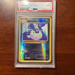 Pokémon Evolutions XY Dewgong – Reverse Foil PSA 9 