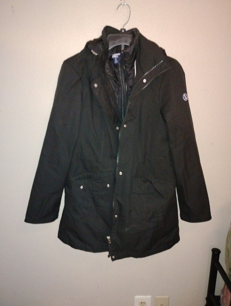 Lands' End Women's Medium Puffer Vest Jacket