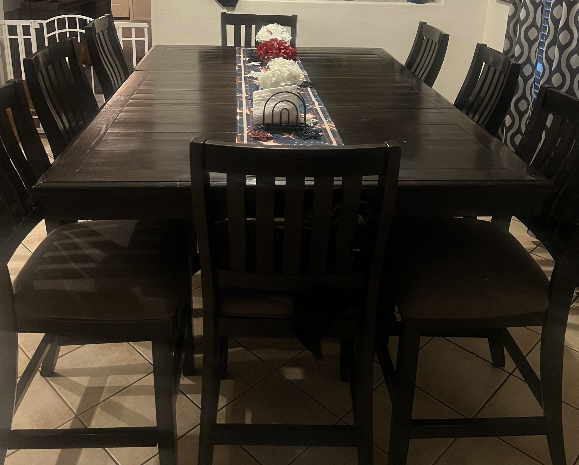 8 Chair Dining Room Table 