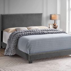Complete Bed Frame With New Mattress Set/King $399/Queen $329/Full $299/Fast Delivery 