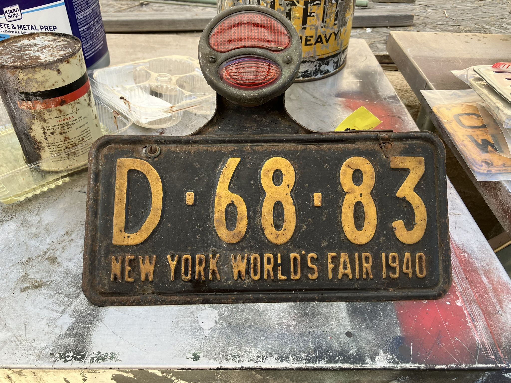Ford Model T Lite Plus New York 1940 Worlds Fair License plate