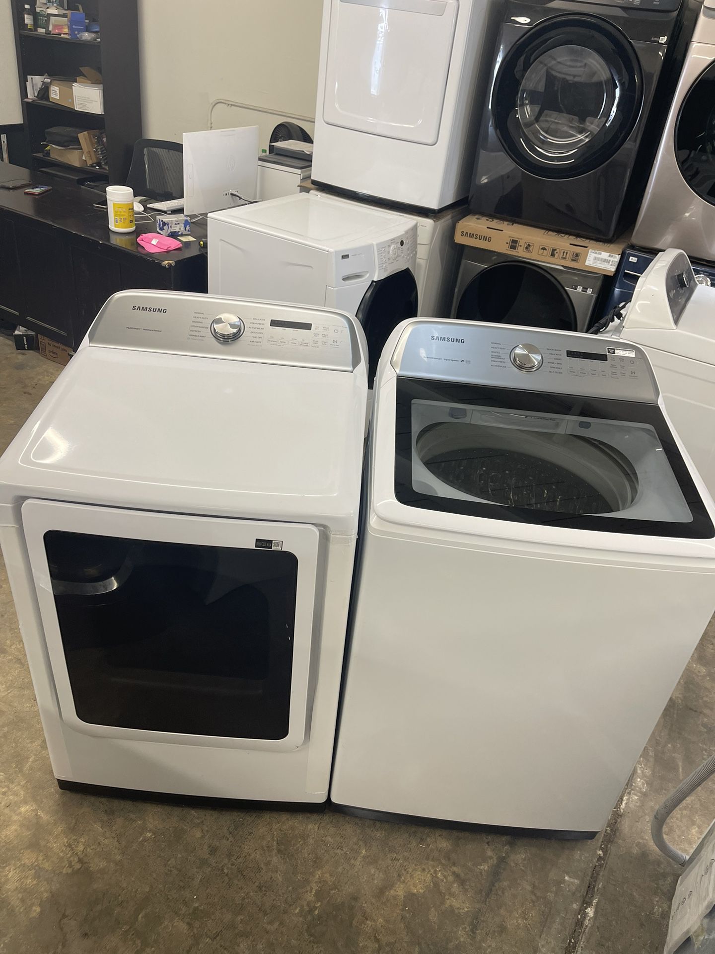 Used Samsung Washer And Electric 220V-240V Dryer With Warranty 
