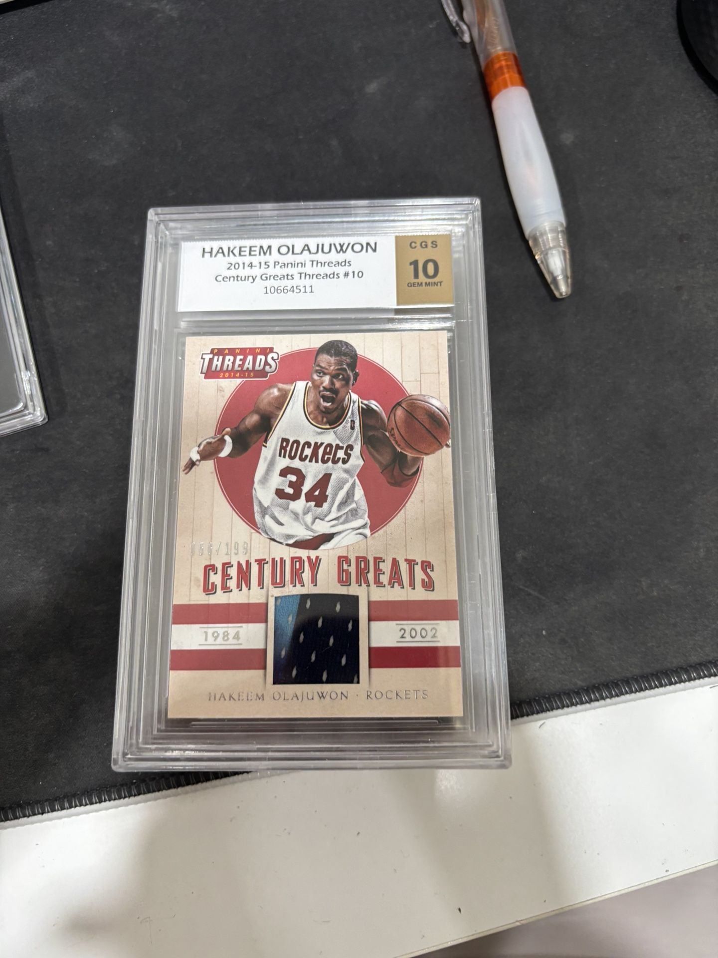 sports card slab