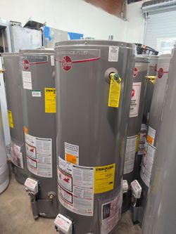 New Water Heater Rheem Performance Platinum